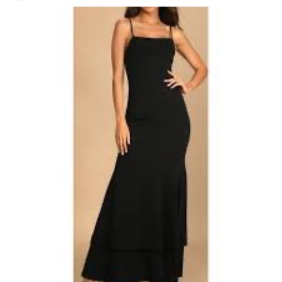 Lulus black maxi dress size XL - Picture 1 of 10